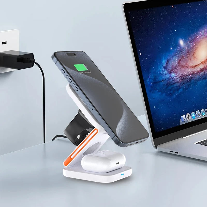 3-in-1 Magnetic Wireless Charging Station