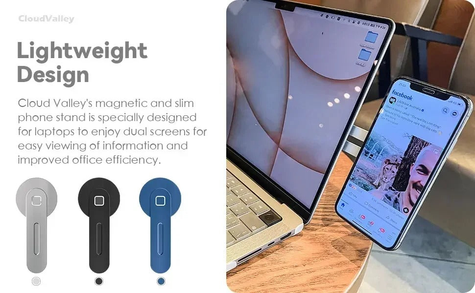 Magnetic Laptop Phone Mount
